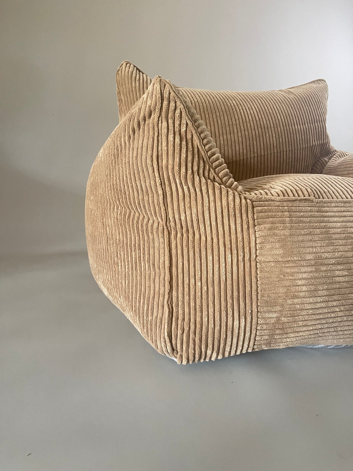 Brown Corduroy Kids Bean Bag Lounger