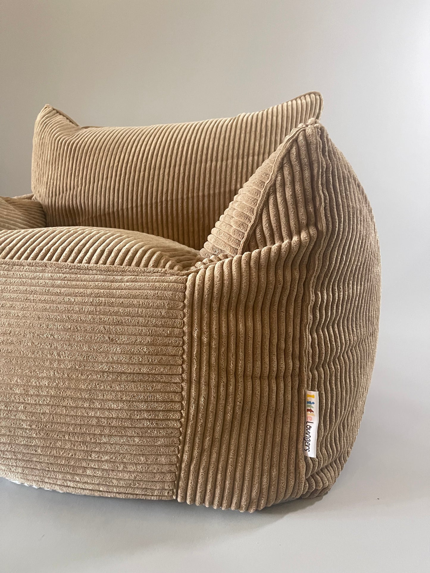 Brown Corduroy Kids Bean Bag Lounger