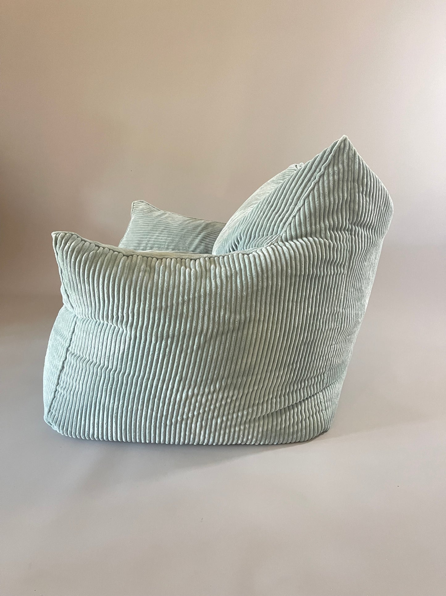 Misty Mint Corduroy Kids Bean Bag Lounger