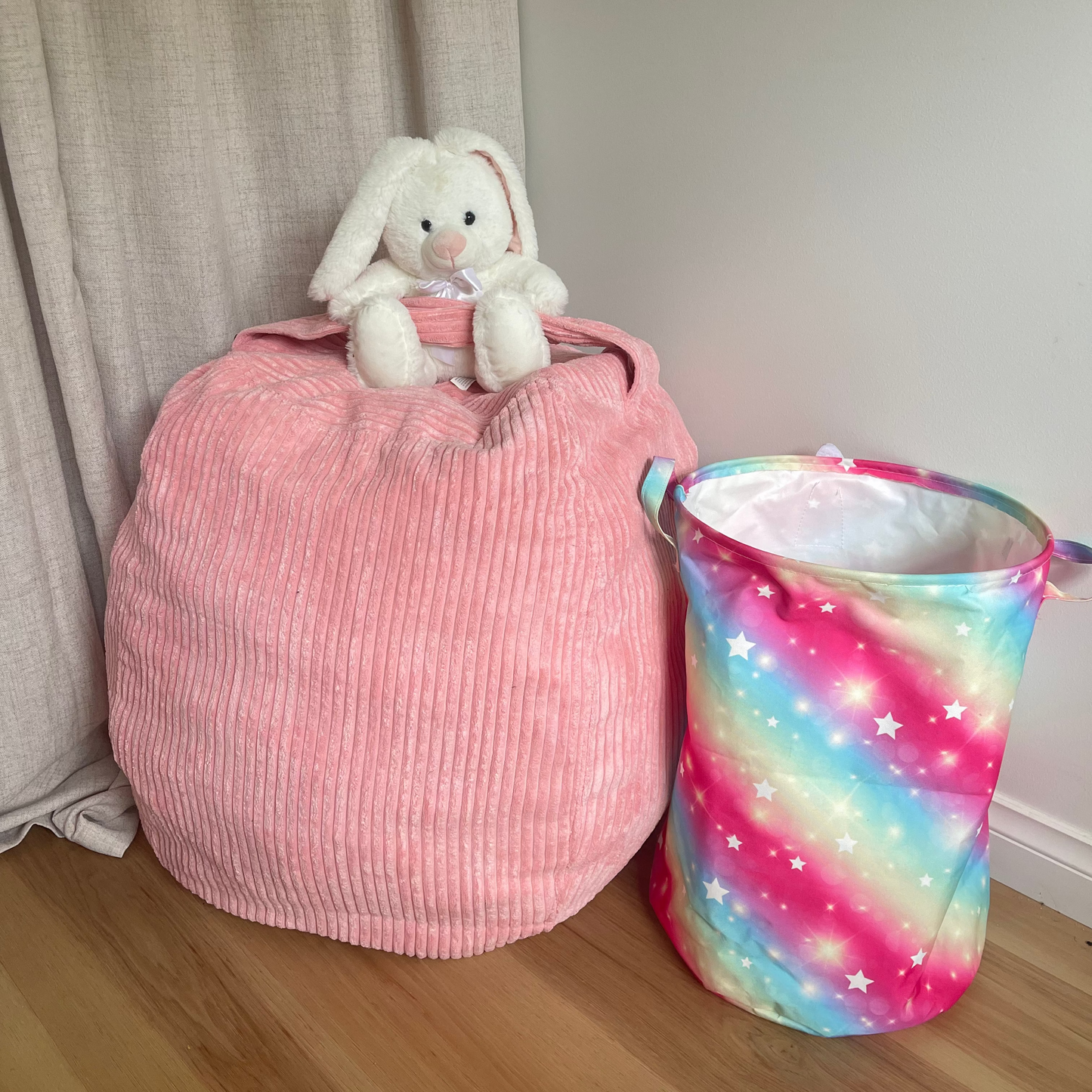 4 Available -Pink Toy Storage Bag