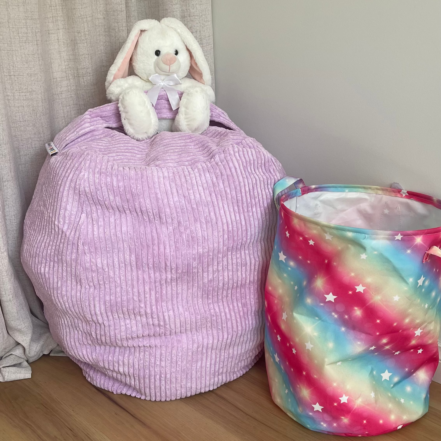 3 Available - Lilac Toy Storage Bag