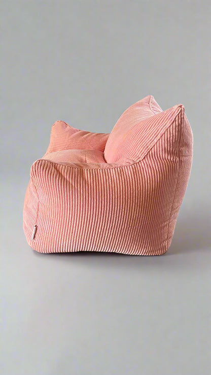 Pink Corduroy Kids Bean Bag Lounger