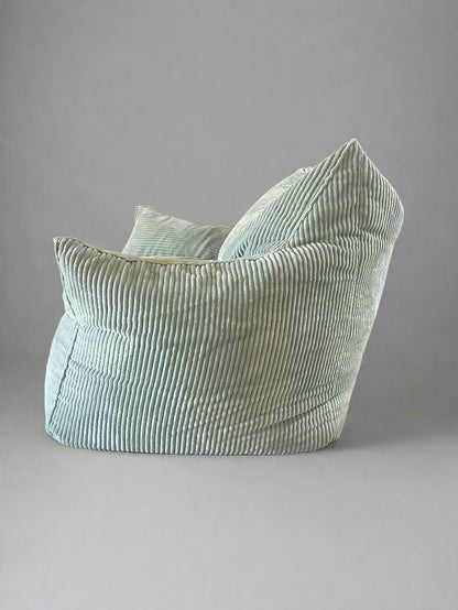 Mint Corduroy Kids Bean Bag Lounger