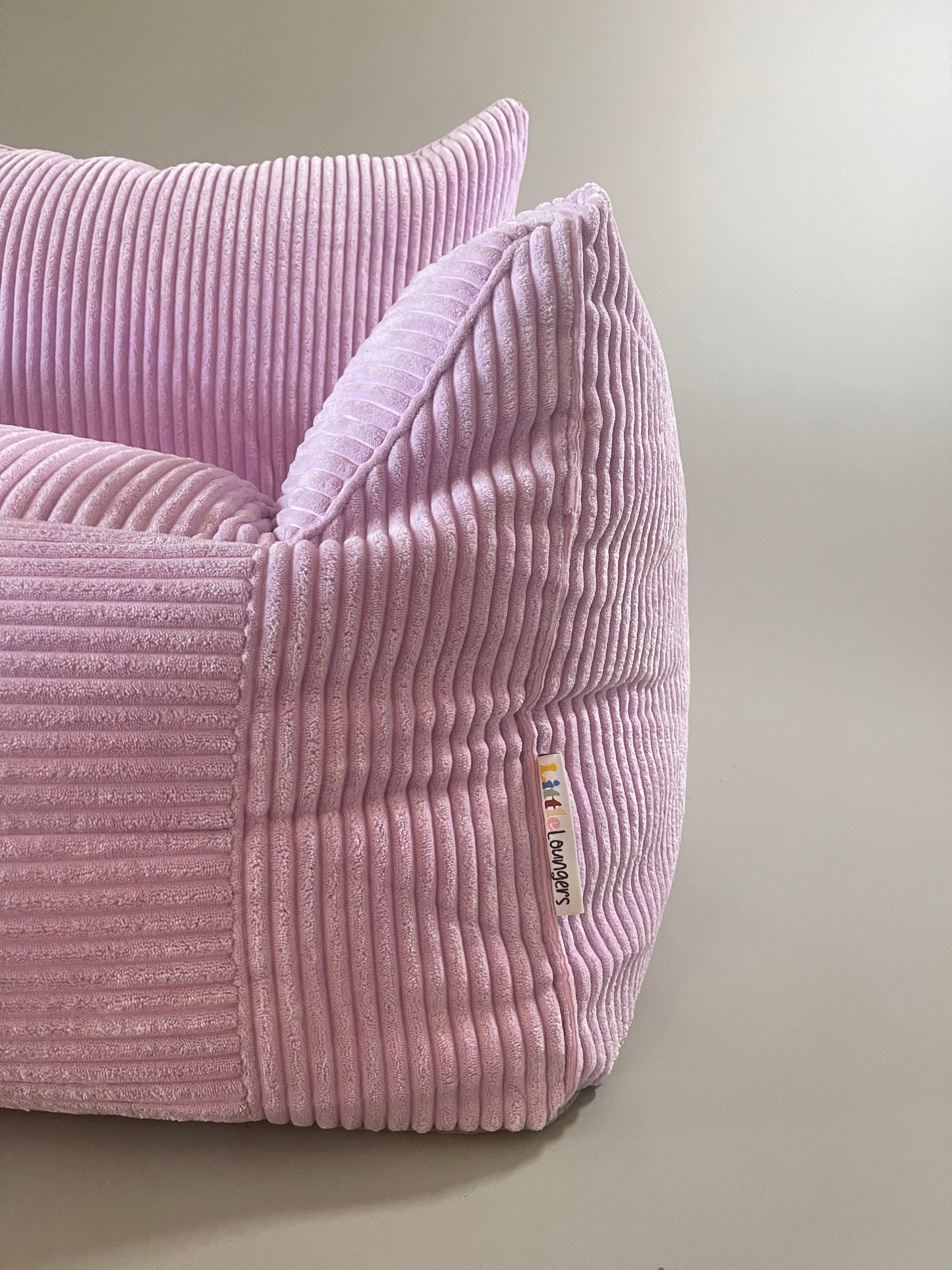 Lilac Haze Corduroy Kids Bean Bag Lounger