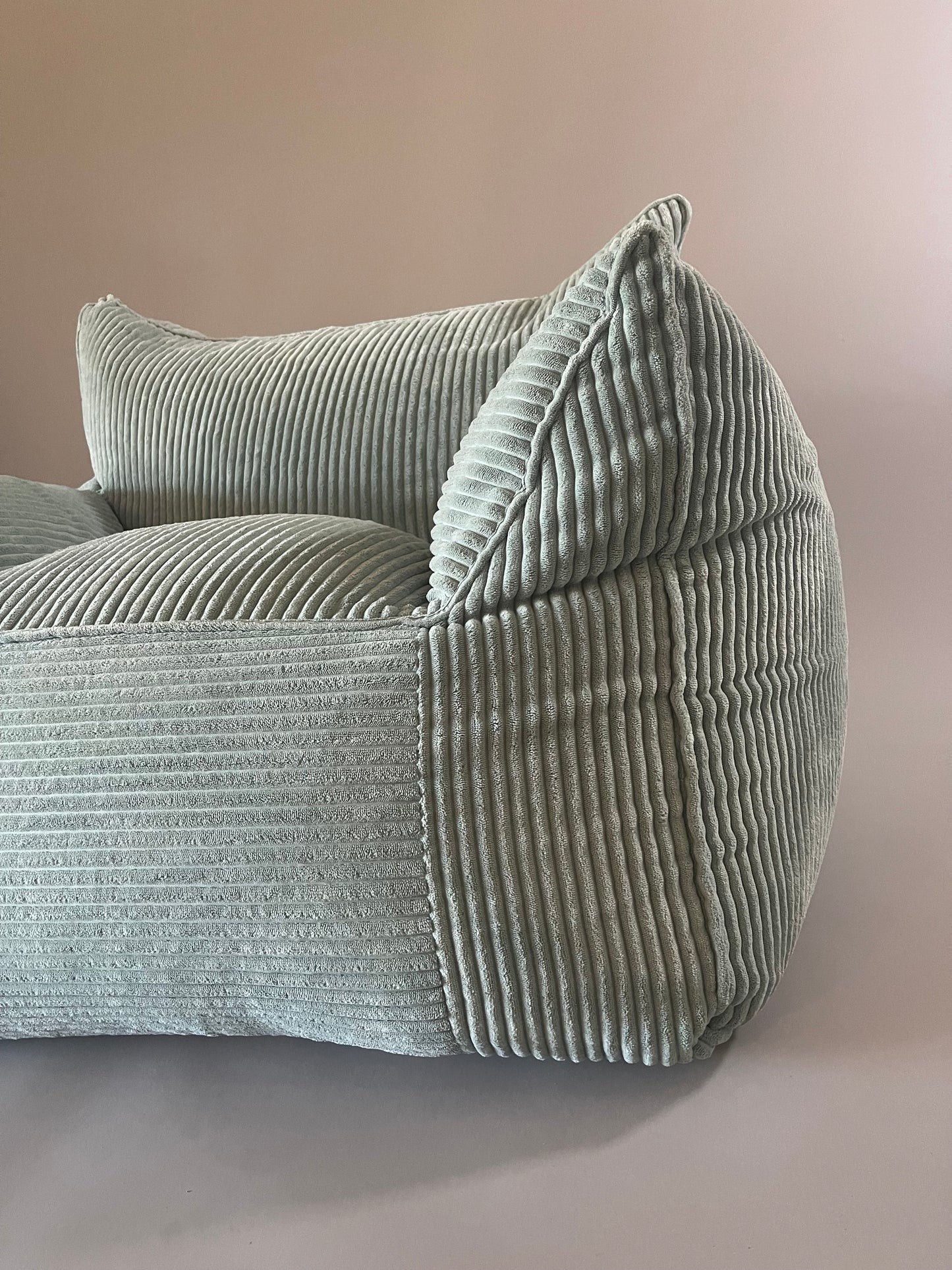 Misty Mint Corduroy Kids Bean Bag Lounger