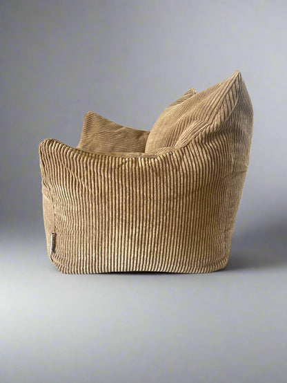 15 left- Brown Corduroy Kids Bean Bag Lounger