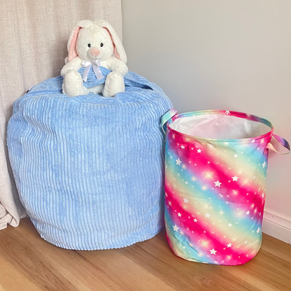 5 Available -Blue Toy Storage Bag