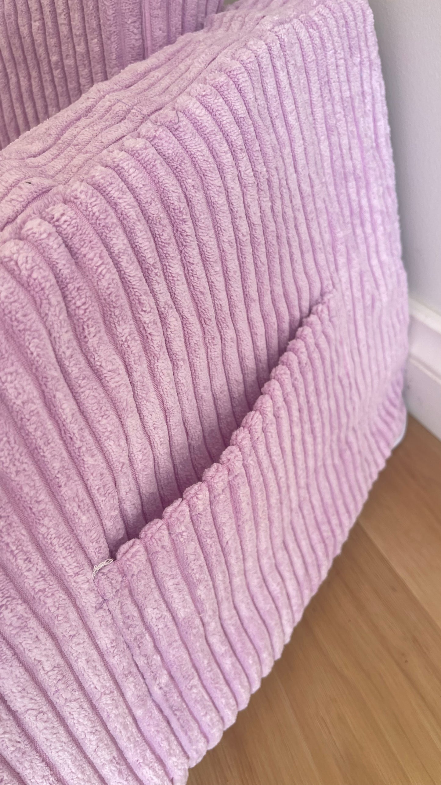 1 Available - Kids Lilac Fold-Out Sofa Cover | Stylish Removable Slipcover