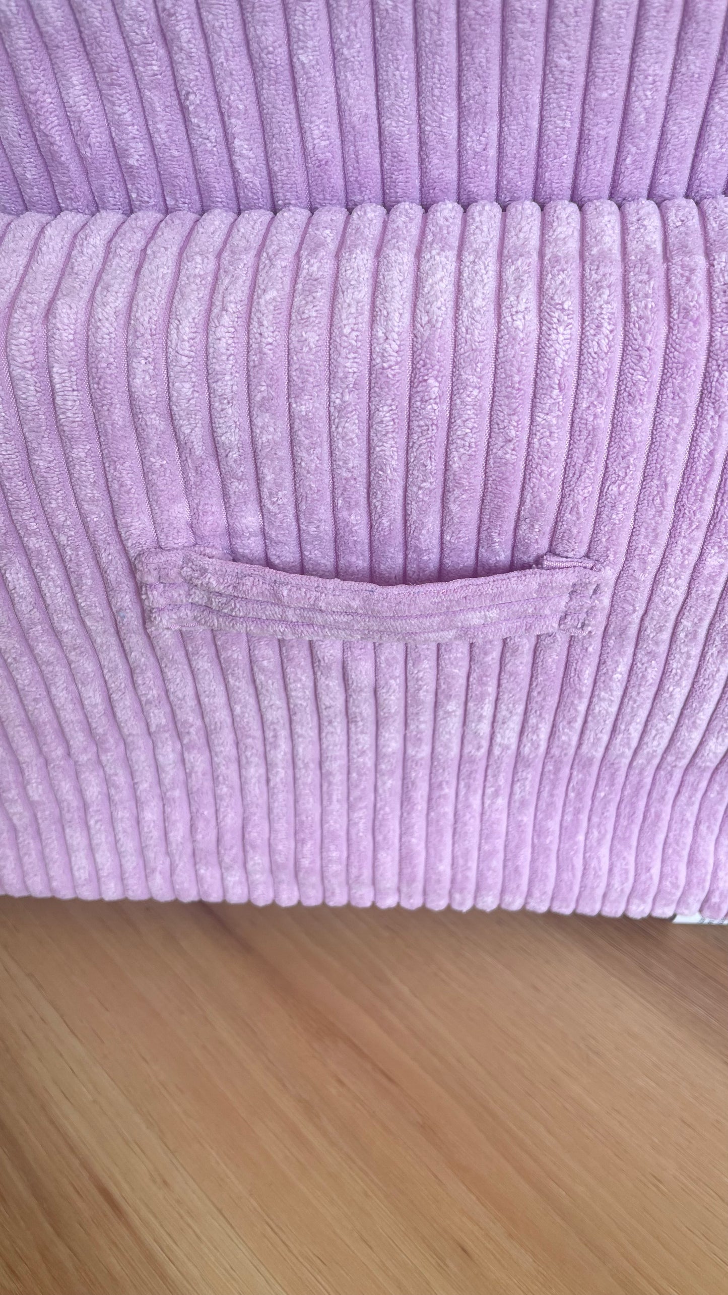 1 Available - Kids Lilac Fold-Out Sofa Cover | Stylish Removable Slipcover